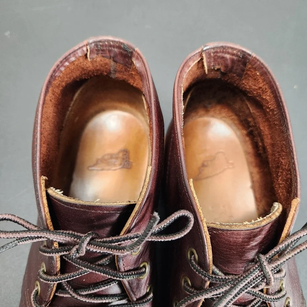 Red Wing 9215 Foreman Brown Leather Oil Slick Chukka Boots Mens Sz 11 D Classic